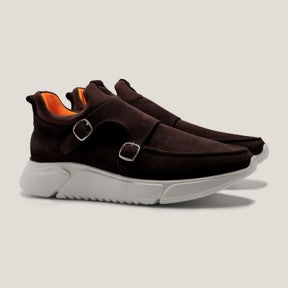 Luxury Sneaker SOHO-2 in Dark Brown Suede