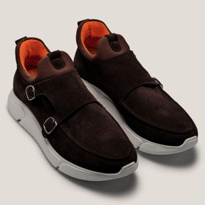 Luxury Sneaker SOHO-2 in Dark Brown Suede