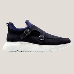 Luxury Sneaker SOHO-2 in Universe Dark Blue Suede