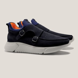 Luxury Sneaker SOHO-2 in Universe Dark Blue Suede